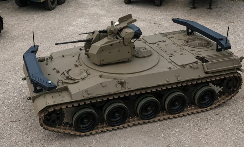 Defense firms repurpose Cold War-era AMX-30 tanks into heavy combat robots