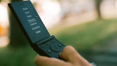 Light Flip Clamshell Phone