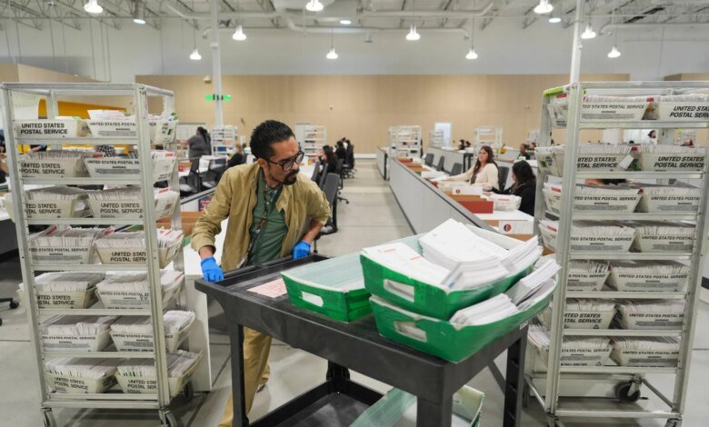 California Mail Ballot Rejections Surge as Postal Delays Disenfranchise Thousands 1 1784927066 AP26180582075301 e1784919980821
