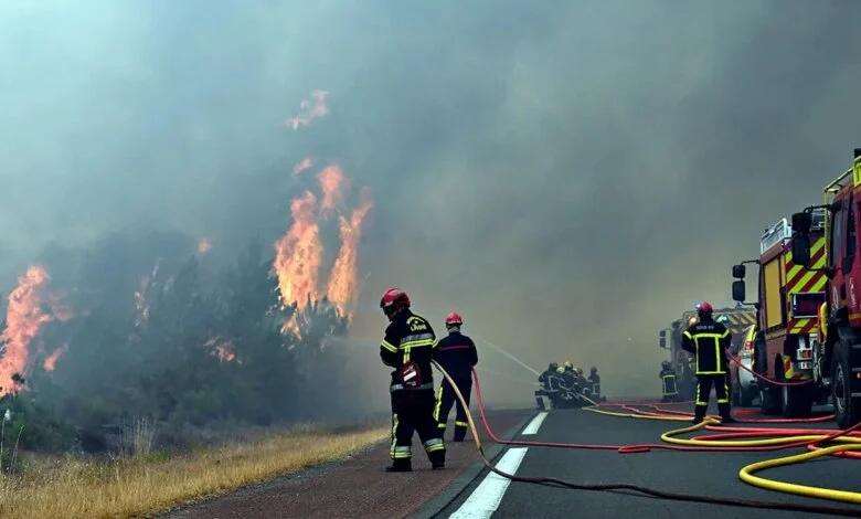 Massive Wildfires Threaten Bordeaux