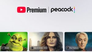 YouTube Premium Adds Peacock Streamer