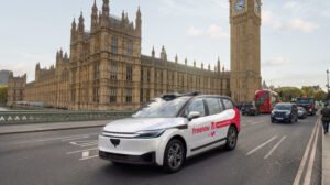 Baidu and Lyft Test London Robotaxis