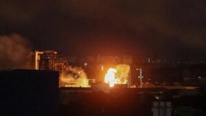 Kyiv Hit by Russian Ballistic Strike