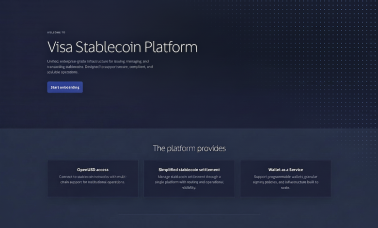 Visa Debuts New Stablecoin Infrastructure