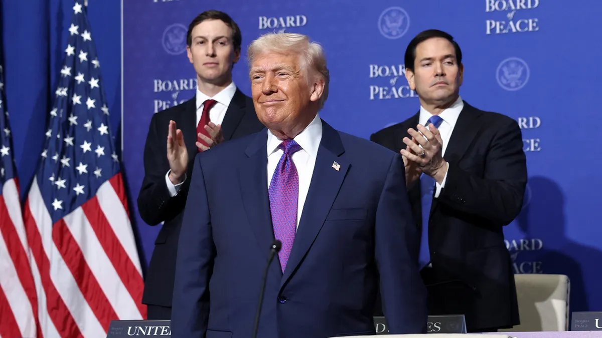 U.S. Investigation Targets 1,500 UNRWA Staff Over Alleged Terrorist Ties 4 Donald Trump stands in front of Jared Kushner and Marco Rubio