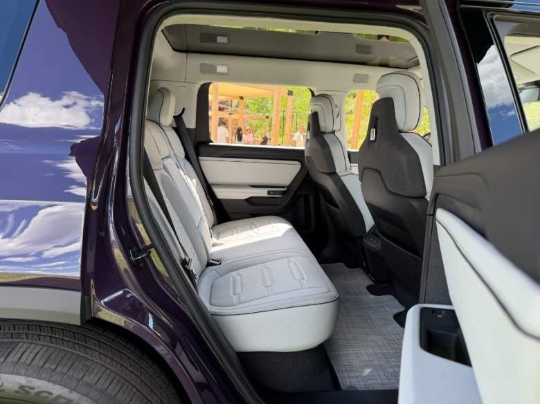 Inside the Rivian R2: How Customer Feedback and Redesigned Tech Shape the New Electric SUV 2 Back seat of a 2027 Rivian R2