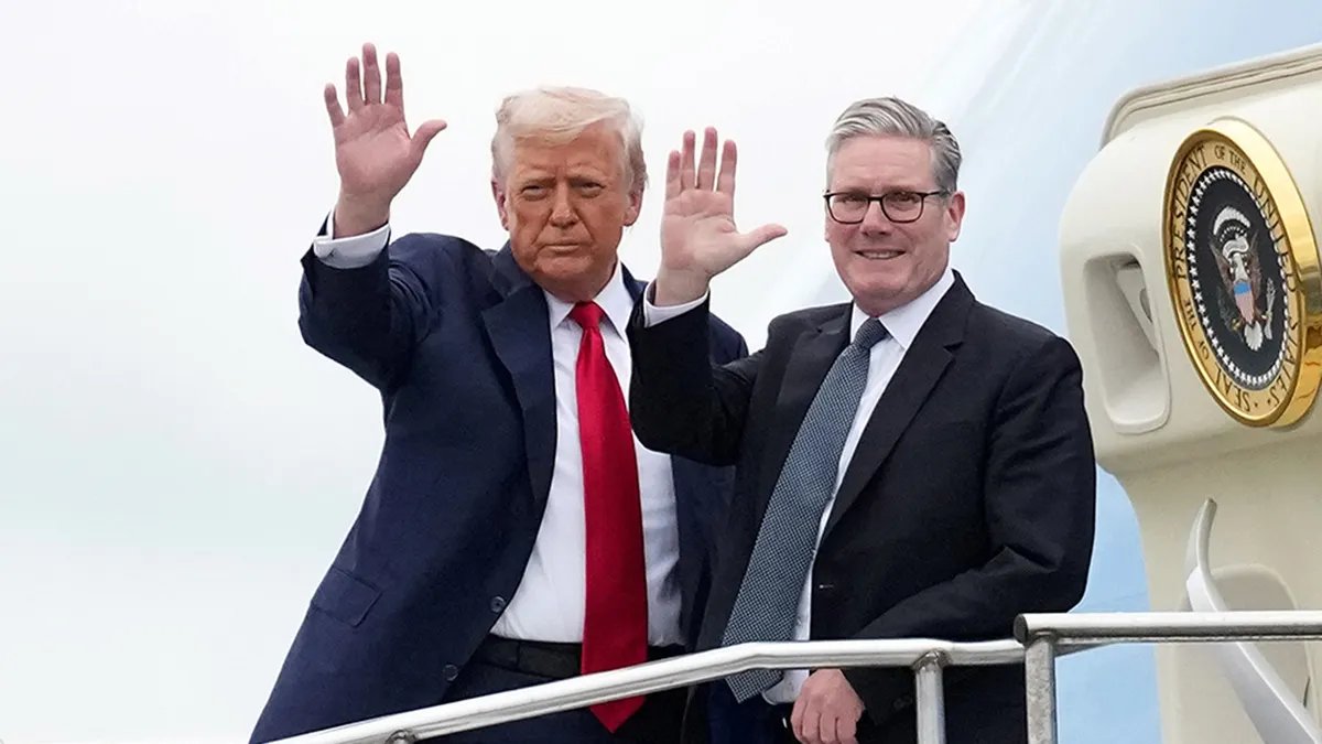 Andy Burnham Rejects Thatcherism, Signaling Sharp Leftward Shift for Britain's Labour Party 5 U.S. President Donald Trump and British Prime Minister Keir Starmer