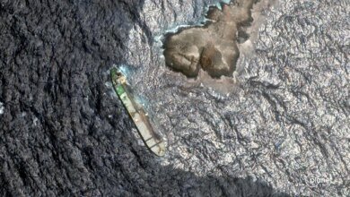 Shadow Fleet Tanker Spill Off Oman