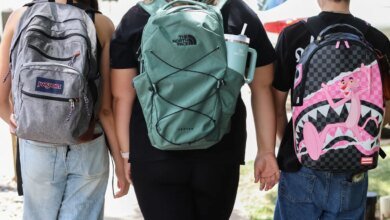 Heavy Backpack Safety Warning