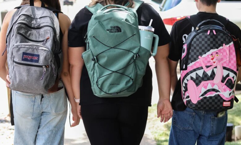 Heavy Backpack Safety Warning