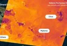 Greece Wildfire Satellites
