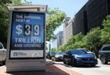 U.S. Debt Nears $40 Trillion