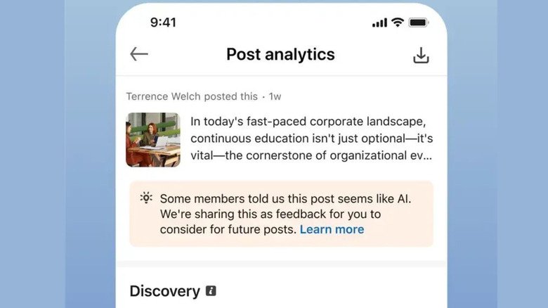 LinkedIn AI Slop Alerts