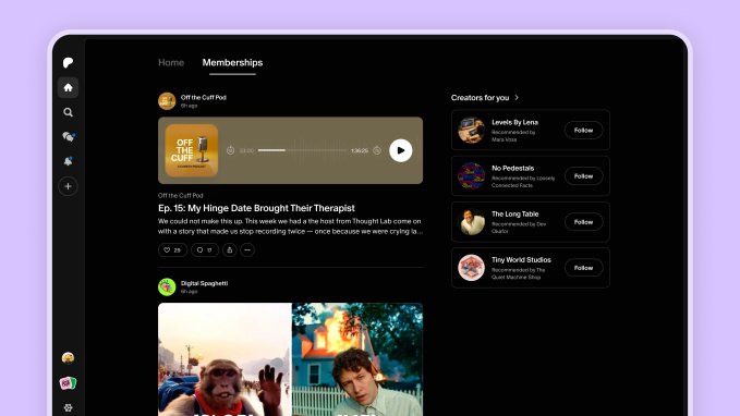 Patreon Challenges Social Media Algorithms with Content Discovery Tools and Short-Form Video Features 3 Feed Web