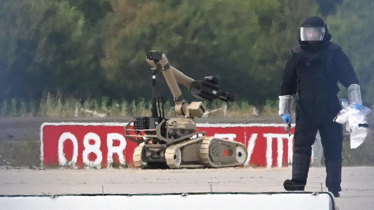 Explosive-disposal robot Leipzig