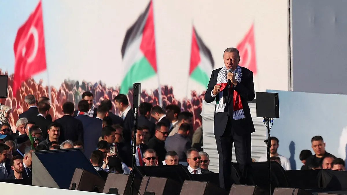 Syrian Airbase Strike Triggers Diplomatic Standoff Between Israel and Turkey 5 erdogan-hamas-protest