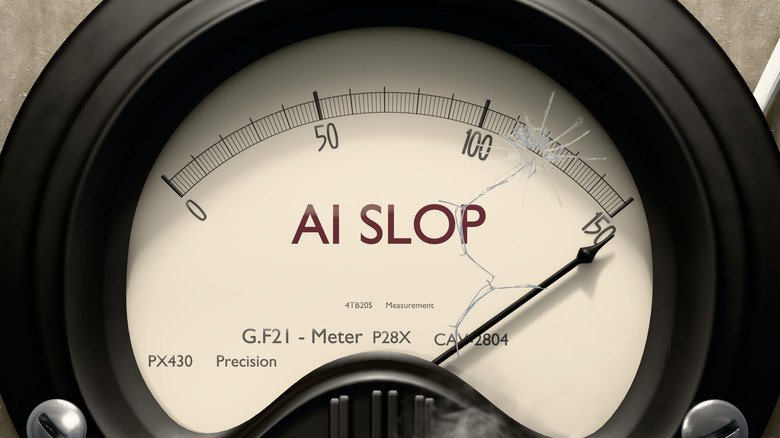 A meter labeled 
