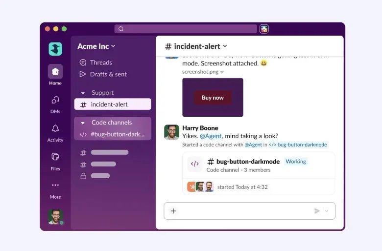 Slack Code