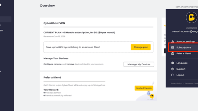 CyberGhost subscriptions