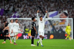 Jude Bellingham celebrate Real Madrid Juventus