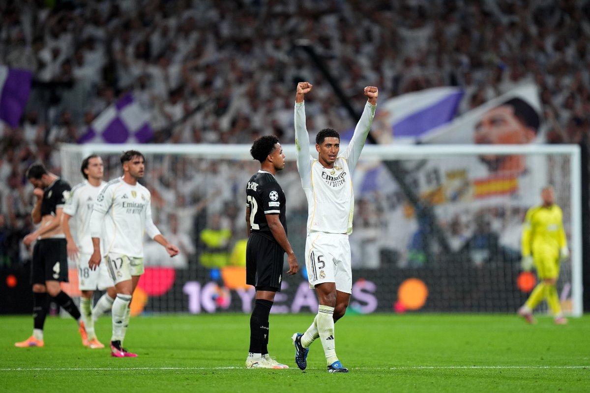 Jude Bellingham celebrate Real Madrid Juventus