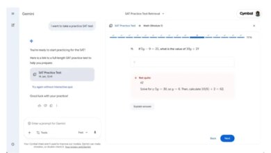 جوجل تطلق امتحانات SAT تدريبية مجانية مدعومة بـ'جيميني' في تحول تعليمي 1 Screenshot 2026 01 22 at 1.27.15 PM