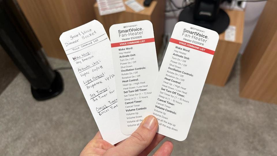 emerson smart commands