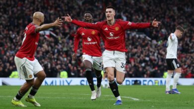 يونايتد يفوز على فولهام