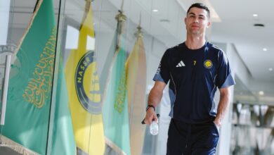 غياب رونالدو النصر