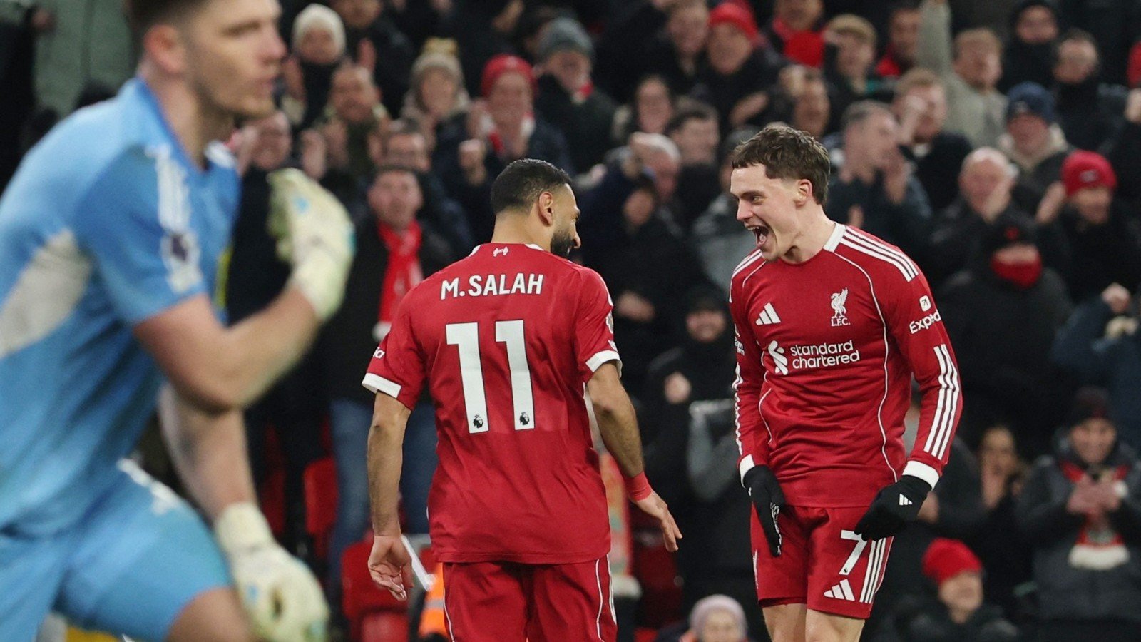 صلاح ورقم نيوكاسل التاريخي