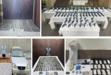 مصرع 3 وضبط مخدرات وأسلحة بـ 93 مليون جنيه