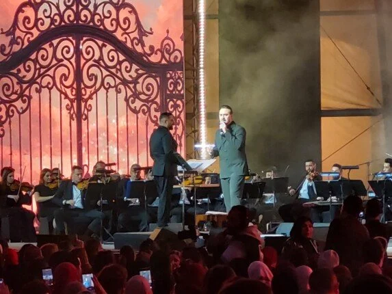 وائل جسار في حفل عيد الحب بالأوبرا