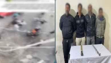 الداخلية تضبط طرفي مشاجرة بالعصي الخشبية في البحيرة 1 ضبط طرفي مشاجرة بالعصي في البحيرة