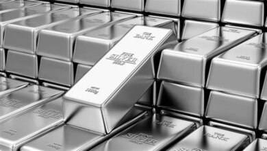 تراجع الفضة