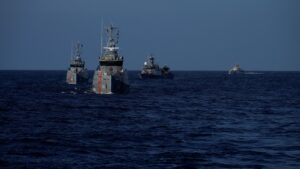 تصادم سفن بحرية بالكاريبي