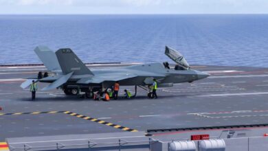 الصين تُفجر حاملة Fujian بثمانية طائرات 1 Fujian‑تشغيل‑طائرات