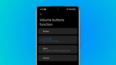 تحكم بكاميرا شاومي بأزرار الصوت