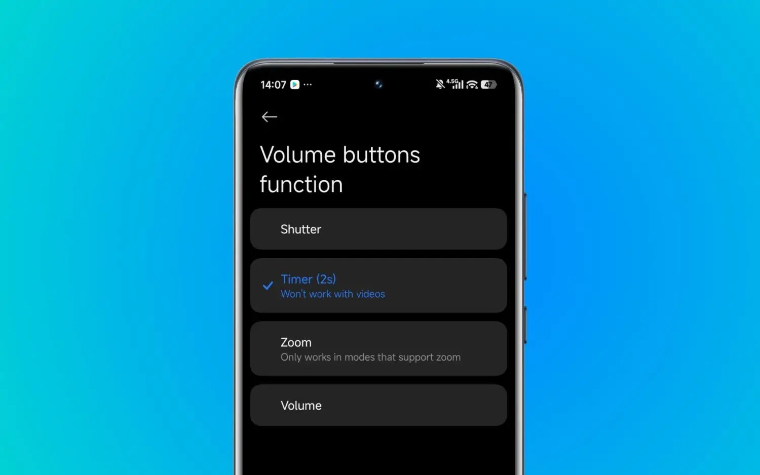 أزرار الصوت في هواتف شاومي: ميزة تصوير يجهلها الكثيرون 1 تحكم بكاميرا شاومي بأزرار الصوت
