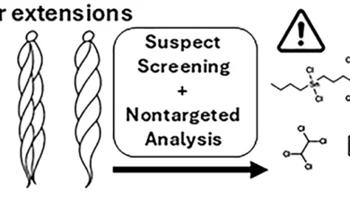 كيماويات وصلات الشعر السامة
