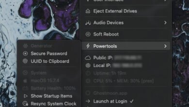 Ghostmoon: تحكم ماك