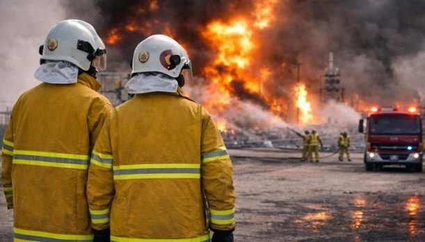 الاستجابة السريعة تحمي بنية اتصالات حيوية في الشيخ زايد من حريق 1 حريق شبكة اتصالات الشيخ زايد