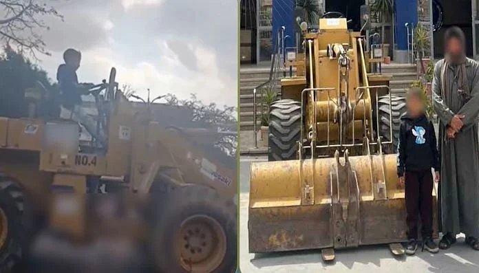 طفل اللودر بالقاهرة