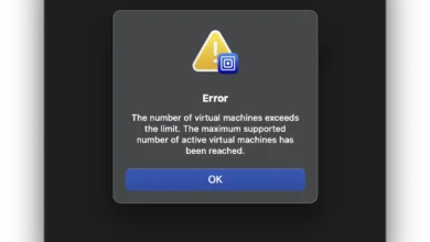 تجاوز قيد الـ VMs في آبل