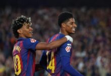 رباعية برشلونة في الديربي