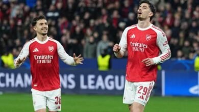 أرسنال يبلغ نصف نهائي دوري الأبطال ويضرب موعداً مع أتلتيكو مدريد 2 أرسنال إلى نصف نهائي الأبطال