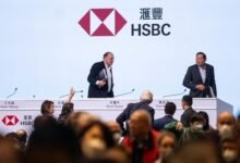 1776397609 HSBC spinoff Banks top execs face tense shareholders in Hong