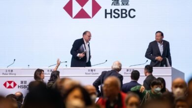 1776397609 HSBC spinoff Banks top execs face tense shareholders in Hong