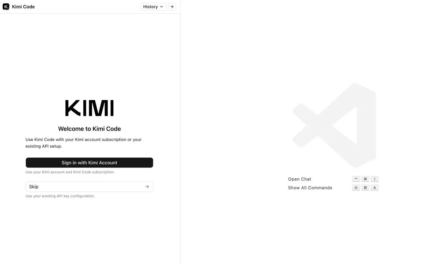 مساعد البرمجة Kimi Code