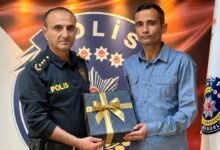 تكريم شرطي في إسكندرون