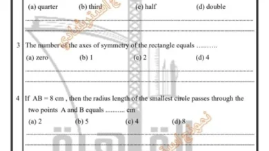 بوكليت الهندسة للإعدادية بالقاهرة